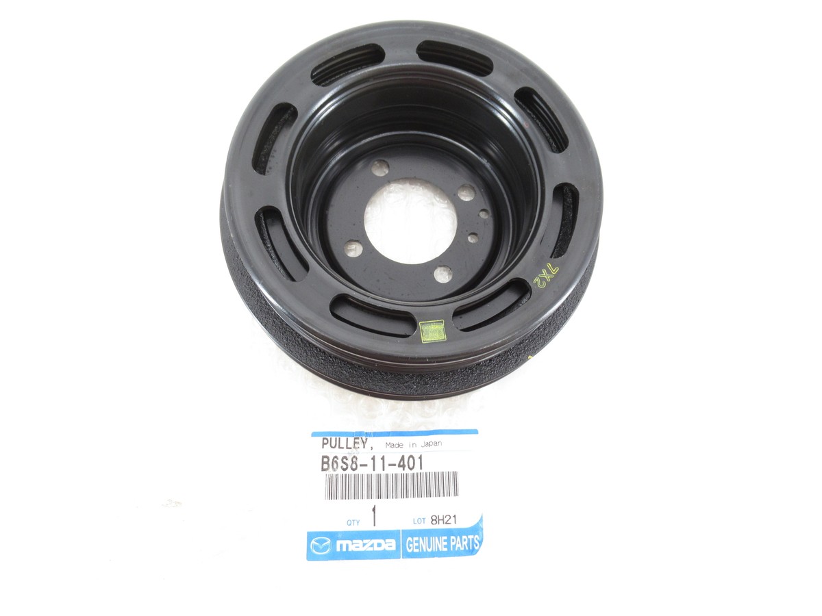 Genuine OEM Mazda B6S8-11-401 Crankshaft Pulley 91-93 Miata 91-94