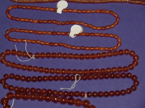 Czech Glass Bead Strand Variety Rounds, Ovals, Tubes Lot of 10 NOS - Picture 5 of 18