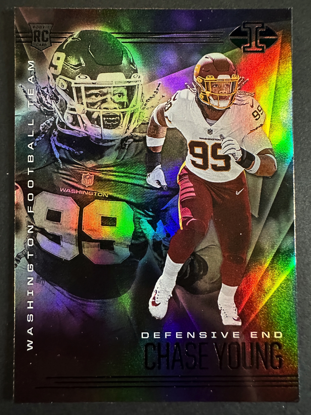 Chase Young 2020 Panini Illusions Rookie Card Washington Football Team #25