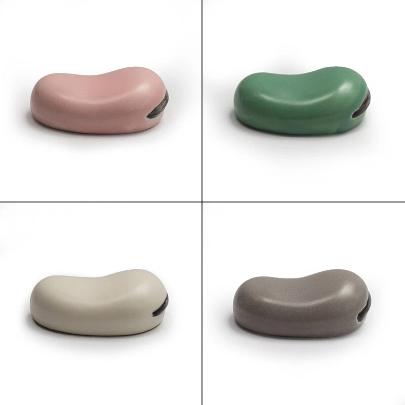 Держатель для керамической ручки в форме фавы для каллиграфии краски письма кисти для отдыха. - Изображение 4 из 4