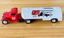 Ertl Tanker Truck Coin Bank With Key and Box Advertising Ertl Racing Fuel 9  