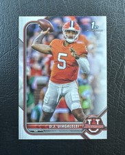 2022 Bowman U Football- Bowman 1st DJ Uiagalelei NO. 2 Rookie Card - Clemson