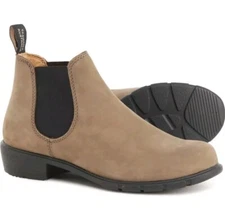 Blundstone 1974 Chelsea Boots Stone Suede 3.5 AU/UK Women's 6.5 US