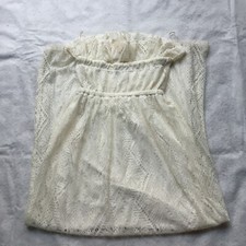 Forever 21 Floor Length Tube Lace Dress New w/ Tags, Women's S/P (White)