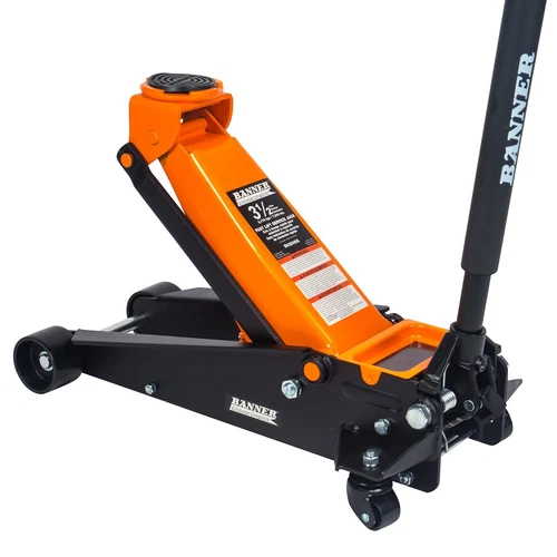 Blackhawk Banner 3.5 Ton Floor Jack - Professional Heavy Duty Hydraulic Lift ...