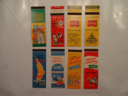 matchbooks covers 1960 safety tips - Photo 1 sur 3