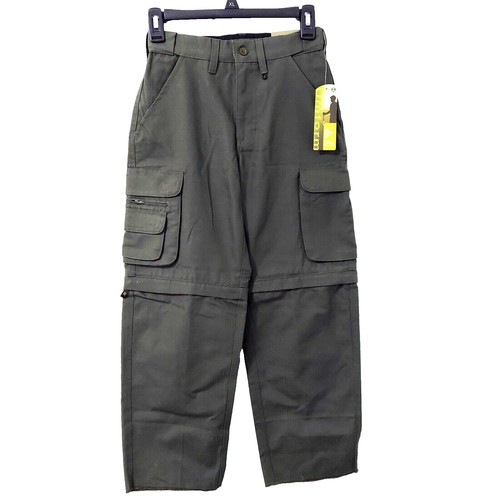 Vintage Boy Scouts Uniform Pants Men's 24x27 Green Red Trim Talon