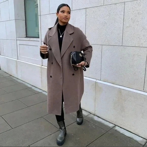 Mango oversized deals coat