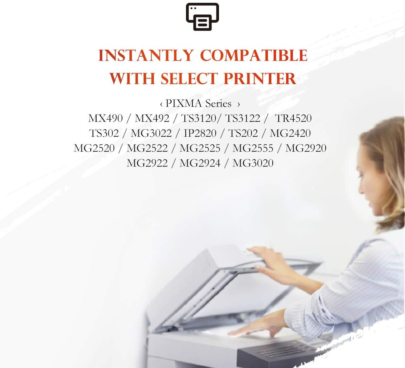 PG245 XL Black Ink Replace for Canon PIXMA MG2522 MG2525 MG2920 MG2922