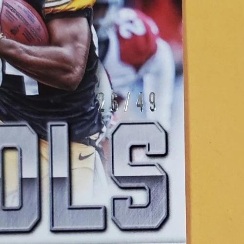 2016 Panini Rookies & Stars True Blue /49 Antonio Brown #13 Power Tools SSP  - Image 3 of 4