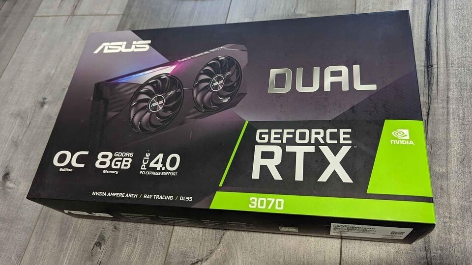 ASUS DUAL GeForce RTX 3070 OC 8GB GDDR6 Graphics Card Fast