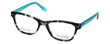 Calabria Vivid 867 Designer Reading Glasses in Demi-Blue 2.50