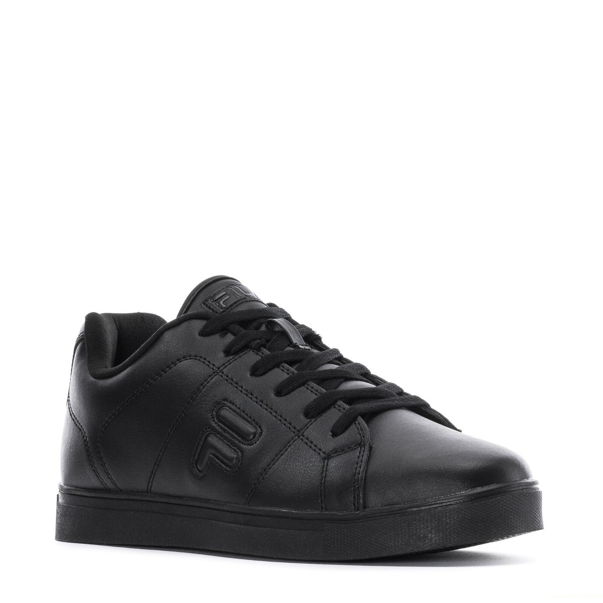 FILA CHARLESTON LOW LACE-UP TRAINER CASUAL SNEAKER MEN SHOES BLACK