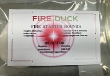 Fire Starter discs Qty: 6 For Fireplace BBQ Grill Camping Wood Stove & More