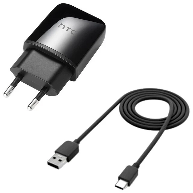 HTC CARICABATTERIE ORIGINALE CASA TC-P900 5V 1.5A 7,5W CAVO USB Type C 78F0BDA - Immagine 2 di 3