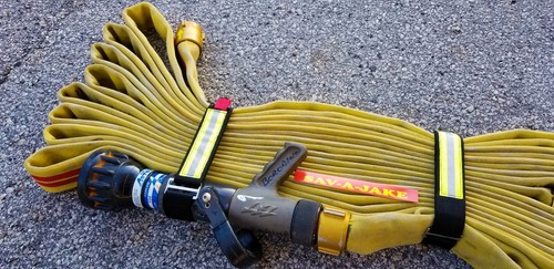 Fire Hose Bundle Straps Reflective Denver Load/High Rise 31 inch Red/Silver - Afbeelding 9 van 12