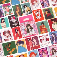 46 Japanese Anime Girls Paper Stickers Planner Journal Seal Scrapbooking Crafts