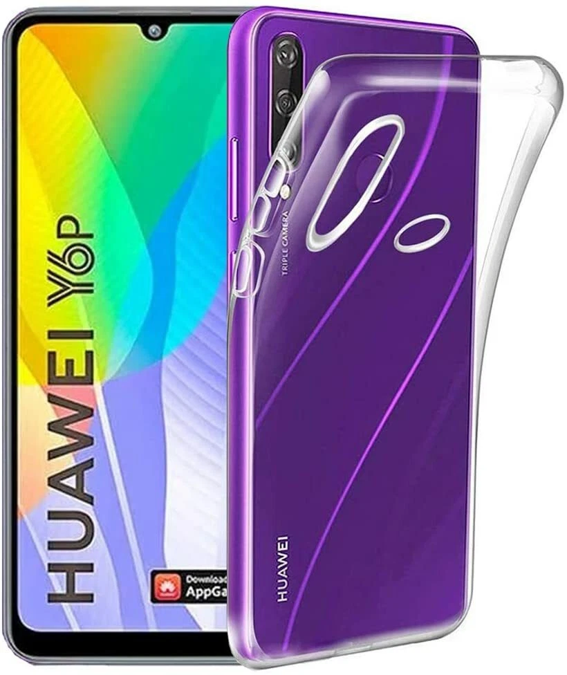 Mixroom - Cover Custodia Case In TPU Silicone Morbida Sfondo Trasparente Per HUAWEI Y6 2018 Fantasia Disegno Dorato U926