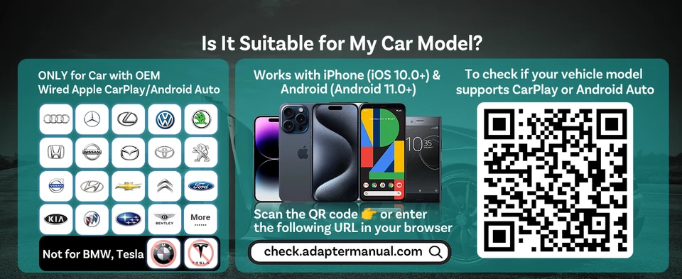 OTTOCAST Play2Video Pro Wireless CarPlay Android Auto Adapter Built in Youtube N - Bild 3 von 4