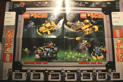 Lego Alpha Team Mission Deep Sea Poster (22'' x 15'')