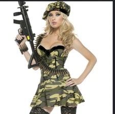 Be Wicked Sexy Private Ambush Military Costume NEW