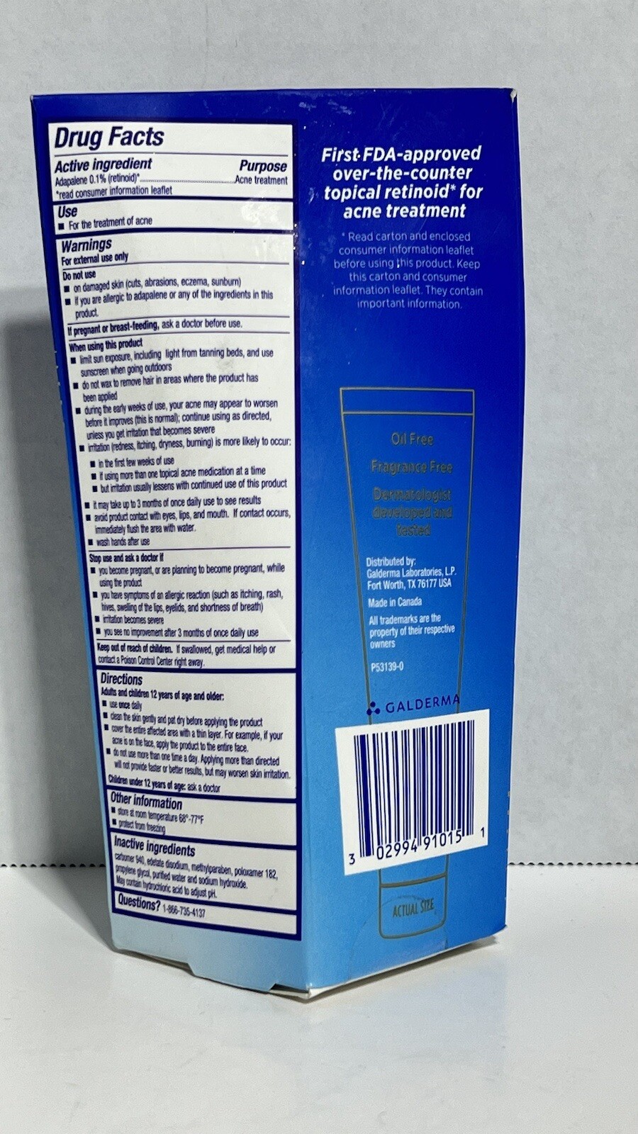 🔥Acne Treatment Differin Gel, Acne Spot Treatment for Face Adapalene 0.