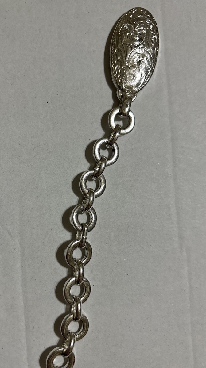 Tony Lama® Ladies Silver Floral Concho Chain Belt 5500L | eBay display picture 2
