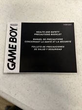 Game Boy Precautions C/AGB-USA-6 Instruction Booklet Manual Only Authentic