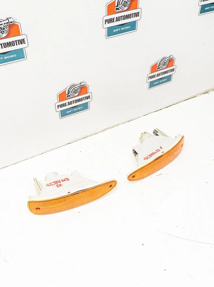 1991 - 1994 年日产 240sx S13 可转换转角侧公园灯套装左右原始设备制造商 — 第 2/4 张图片