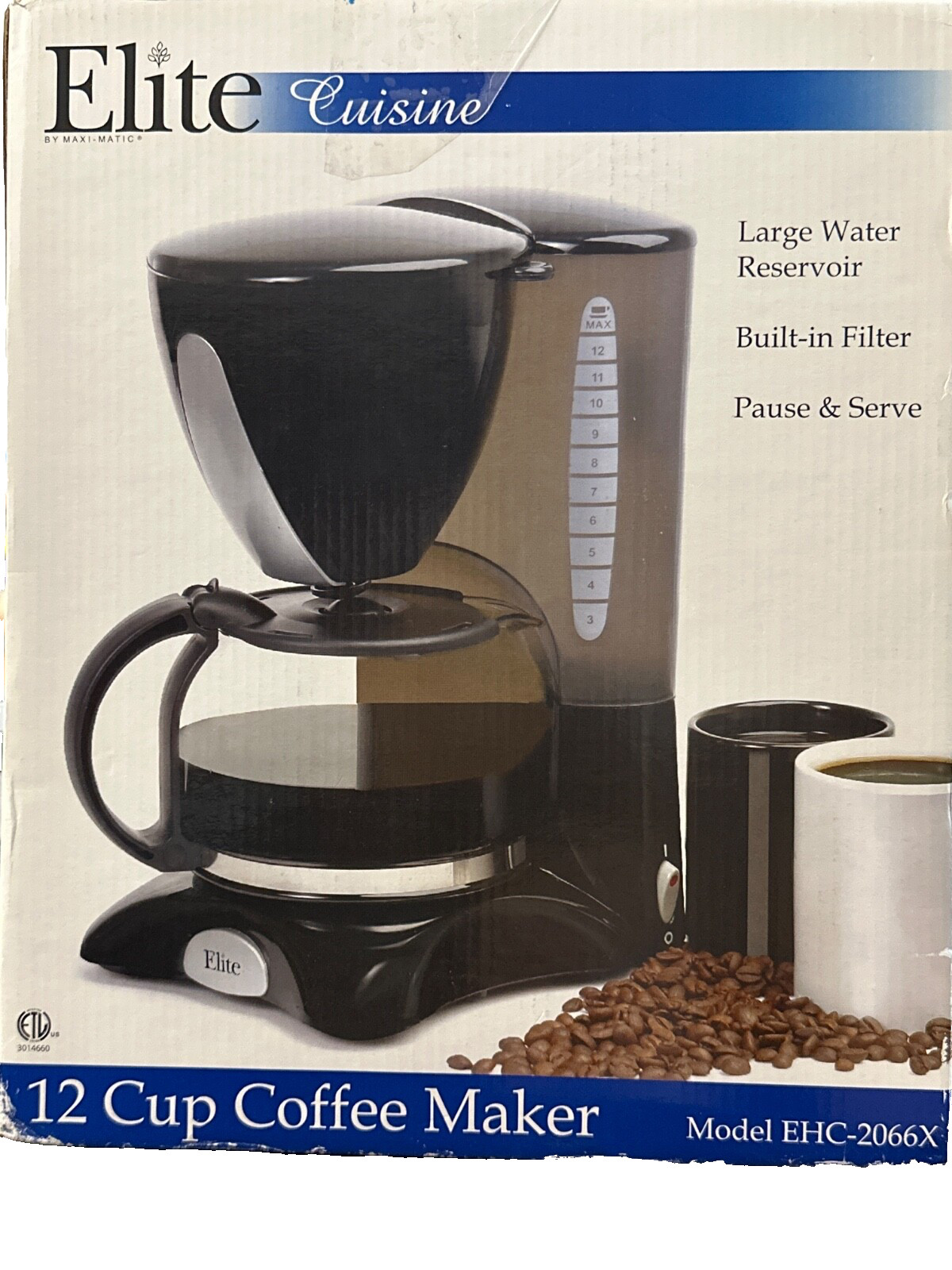 W/ Built In Filter & Large Water Reservoir