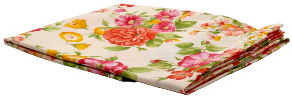 Tischdecke Mitteldecke 110 X 110 Cm GeblüMt Blumen Roseflower Hossner Heimtex-image