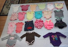 Baby girl clothing a lot 44 size 3M 3-6M Gerber, Circo, Arizona, Carters
