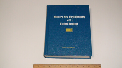 Websters New World Dictionary With Student Handbook Young People's Edition 1978