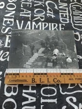 Wwi WW1 Military Camp Base War Tent Flag Art Photograph Postcard Rppc Real Photo