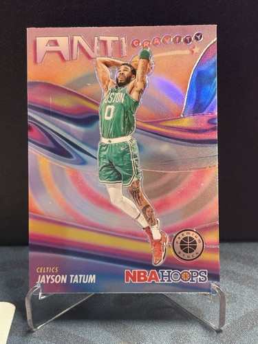 2023-24 Panini Nba Hoops Premium Stock Anti-Gravity Jayson Tatum #6 Silver Prizm