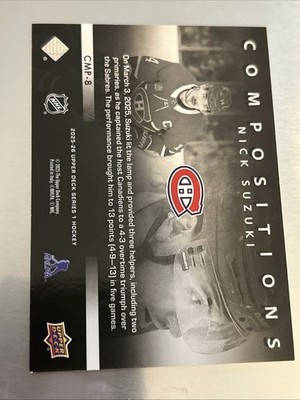 Nick Suzuki 2025-26 Upper Deck COMPOSITIONS CMP-8 | eBay