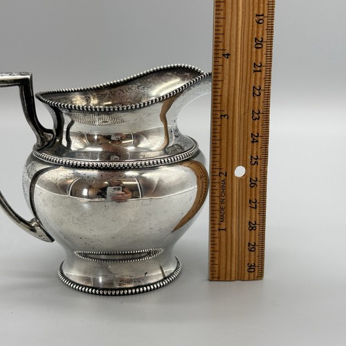 Crema de plata de ley R. Wallace & Sons vintage ornamentada de 137 g - Imagen 5 de 14