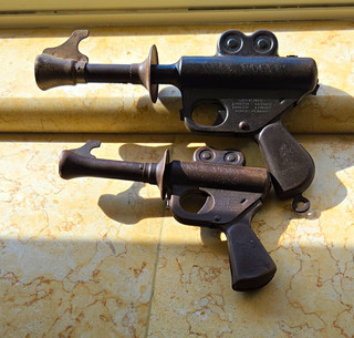 Daisy Vintage Buck Rogers Space Ray Guns Lot of 2 (1929) Age 17 Toy