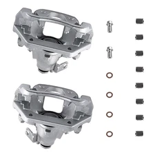 Rear Left Right Brake Calipers w/ Bracket for Lincoln MKX 2011 - 2015 18-B5298