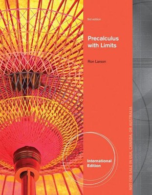 Precalculus with Limits, International Edition by Ron Larson (English) Paperback