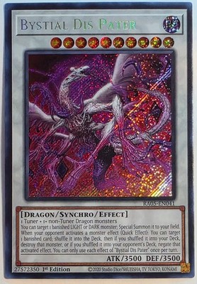 Yugioh Bystial Dis Pater RA05-EN041 Secret Rare 1st Edition
