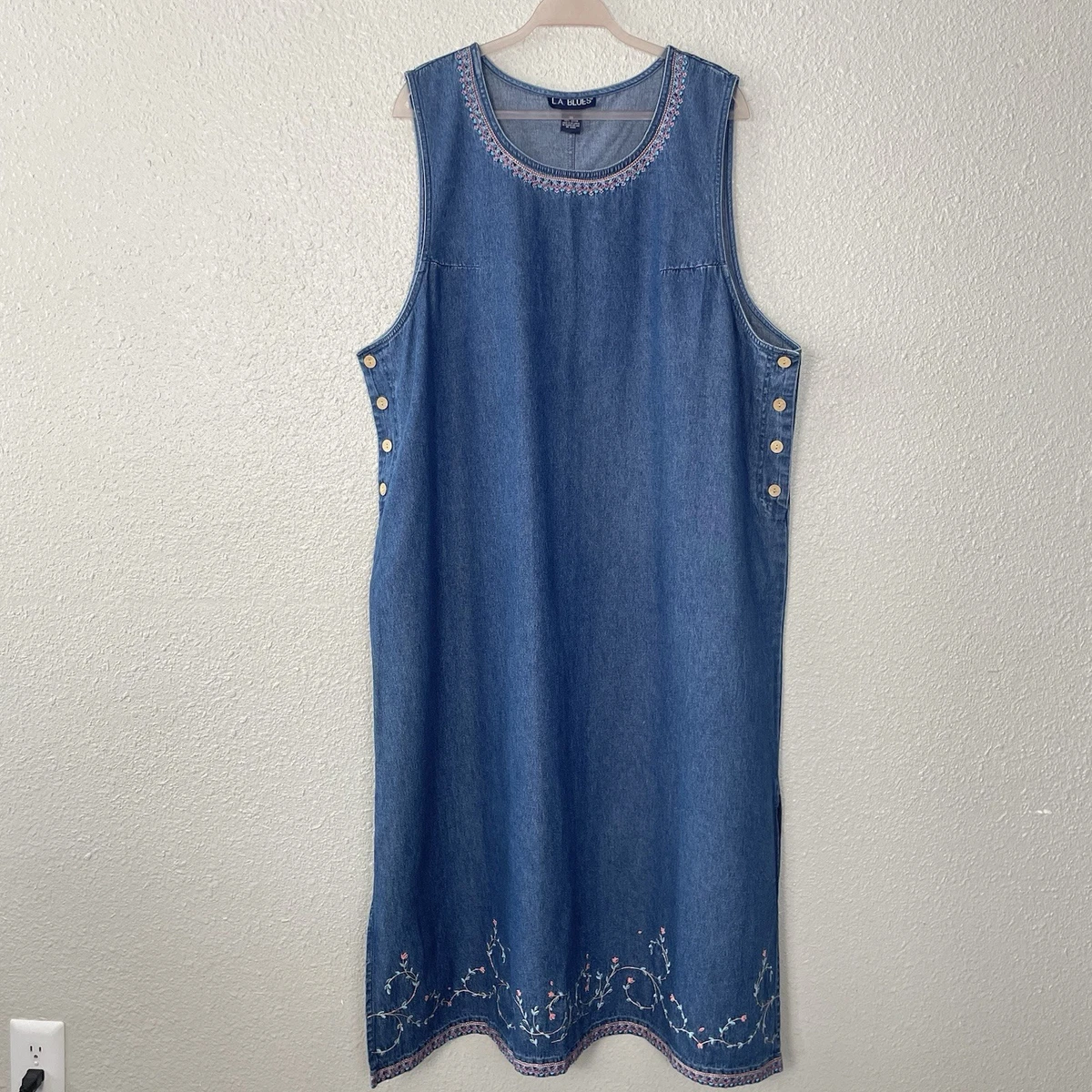 Denim Plus Size Dresses for Women for sale | eBay