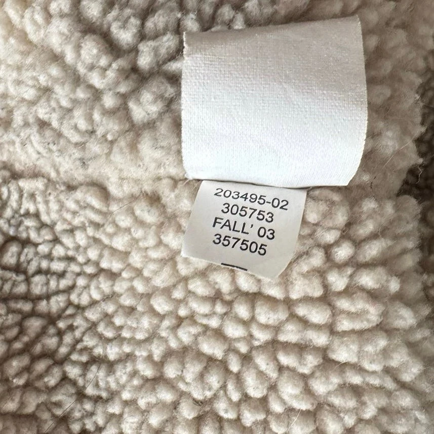 VTG Y2K Gap Brown Corduroy Fleece Lined Jacket sz L - product detail image 4
