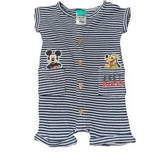 Disney Mickey Mouse Romper Baby Boys' Size NB Newborn Blue Stripe