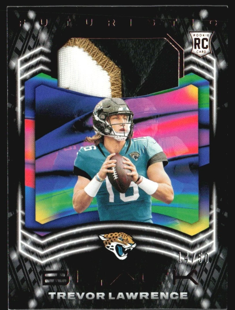Trevor Lawrence Panini Black Futuristic #FTL Copper