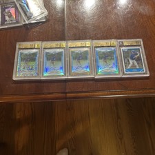 Lot Of Five Topps Chrome Gem Mint 9.5 Andrew Lambo /500, /250, /150, /50