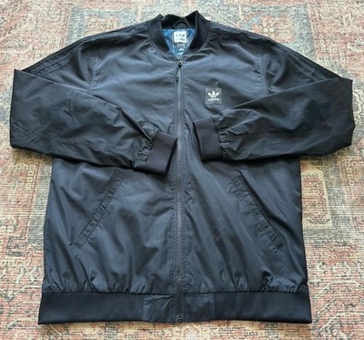 Adidas Skateboarding Thank You For Nothing Bomber Jacket Large Black Rose