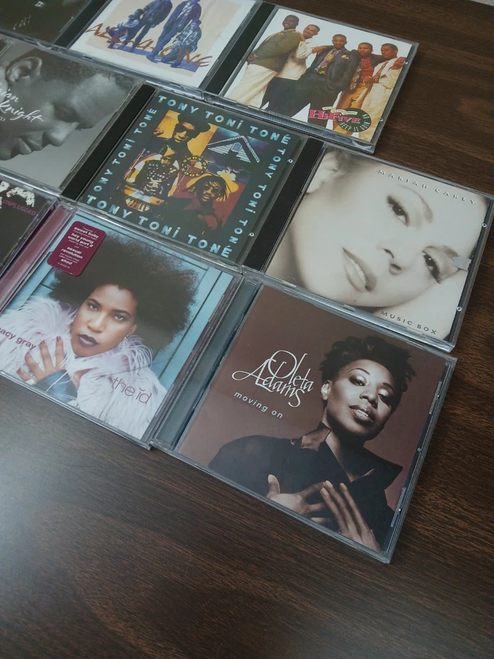 90s R&B CD Lot Boyz II Men Janet Jackson TLC Mariah Tony Toni Tone Lot of 11 — 第 4/4 张图片