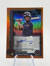 2025 Topps Pro Debut Kristian Campbell Prospect Auto Orange #17/25