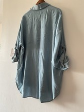 Robe bleue avec petites fleurs neuve Talia Benson taille